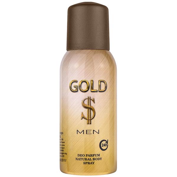 Deodorant spray Gold Men $, Barbati 100 ml 100 poza noua reduceri 2022