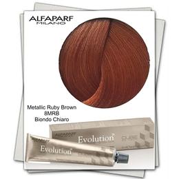 Vopsea permanenta - alfaparf milano evolution of the color nuanta 8mrb metallic ruby brown biondo chiaro