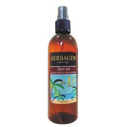 Ulei de Plaja Spray SPF 15 Herbagen, 150ml