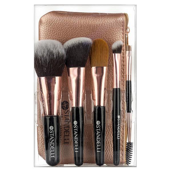 Set 6 Pensule Pentru Machiaj Rose Gold Camco Estetoro
