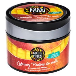 Exfoliant de corp cu piersici si mango - farmona tutti frutti peach   mango sugar body scrub, 300g