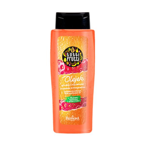 Gel de Baie si Dus cu Portocale si Capsuni - Farmona Tutti Frutti Orange & Strawberry Bath and Shower Gel, 100ml