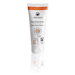 Crema bio protectie solara SPF 30 cu musetel, zinc si unt de shea pt piele sensibila, Odylique by Essential Care,50 ml