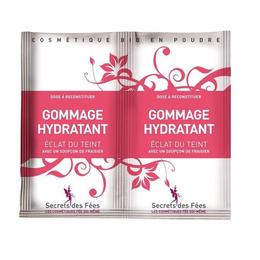 Exfoliant facial hidratant, cu capsuni, aloe vera si morcov, pt. ten radinat, secrets des fees, 2x4g