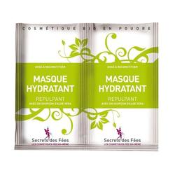 Masca pentru fata hidratanta, cu aloe vera si baobab, umplere riduri, secrets des fees, 2x4.5g