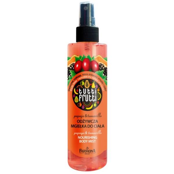 Spray Nutritiv de Corp cu Papaya si Tamarillo – Farmona Tutti Frutti Papaya & Tamarillo Nourishing Body Mist, 200ml