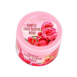Scrub pentru fata 5 in 1 - gentle face scrub rose - fine perfumery, 100 ml