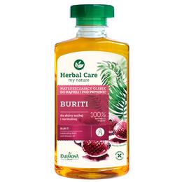 Ulei de baie si dus cu buriti - farmona herbal care buriti lubricating bath and shower oil, 330ml