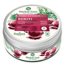 Unt de Corp Nutritiv cu Buriti - Farmona Herbal Care Buriti Lubricating Body Butter, 200ml