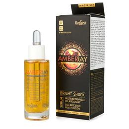 Ser Iluminator Multifunctional de Zi si Noapte - Farmona Amberray Bright Shock Serum, 30ml