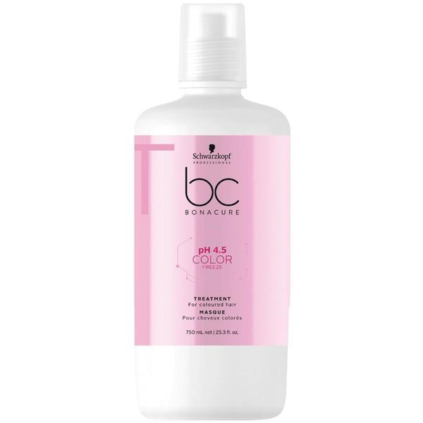 Masca pentru par vopsit - schwarzkopf bc bonacure ph 4.5 color freeze treatment for coloured hair, 750ml