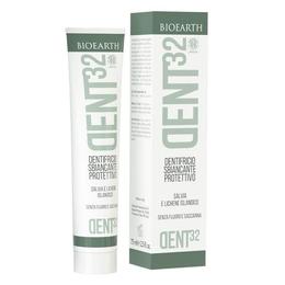 Pasta de dinti bio cu efect de albire dent32 bioearth, 75 ml