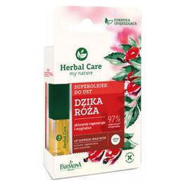 Superulei de Buze cu Trandafir Salbatic - Farmona Herbal Care Wild Rose Lip Superoil, 5ml