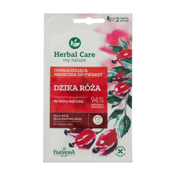 Masca Rejuvenanta cu Trandafir Salbatic – Farmona Herbal Care Wild Rose Rejuvenating Mask, 2 x 5ml Farmona esteto.ro