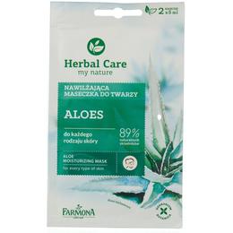 Masca hidratanta cu aloe - farmona herbal care aloe moisturizing mask, 2 x 5ml