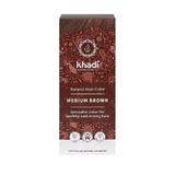 Vopsea de par organica naturala Khadi culoare Saten Mediu - 100 g