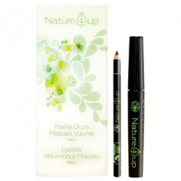 Set Machiaj Creion de Ochi + Rimel pentru Volum - Nature Up Make-up Kit Eyeliner + Voluminous Mascara (1.3ml + 9ml)
