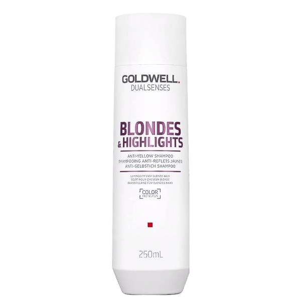 Sampon pentru Par Blond – Goldwell Dualsenses Blondes & Highlights Anti-Yellow Shampoo 250ml esteto.ro imagine noua