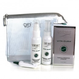 Set de Calatorie pentru Ten Matur - Repechage Vita Cura Starter/Travel Collection - Demachiant, Lotiune Tonica, Crema si Ser Anti-Imbatranire