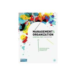 Management and Organization, editura Palgrave Macmillan Higher Ed
