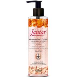 Gel regenerant pentru baie si dus cu chihlimbar si platina - farmona jantar regenerating bath and shower gel with amber essence and platinum, 400ml