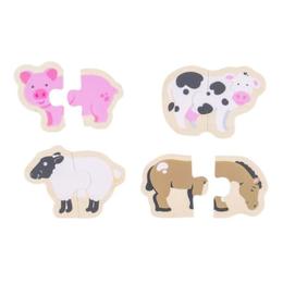 Puzzle - animale de la ferma