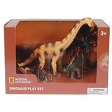 Set 4 figurine - Brachiosaurus, Stegosaurus si puii lor