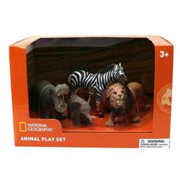 Set 4 figurine - Hipopotam, Elefantel, Zebra si Leu