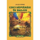 Cinci saptamani in balon - Jules Verne, editura Cartex