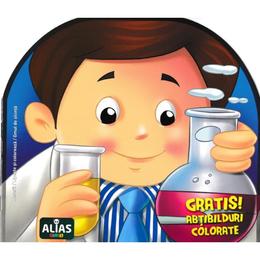 Omul de stiinta. abtibilduri colorate, editura alias