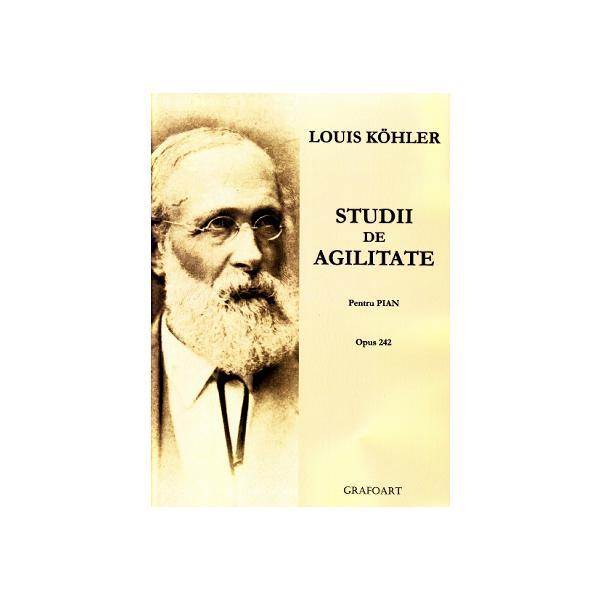 Studii de agilitate pentru pian - Louis Kohler, editura Grafoart