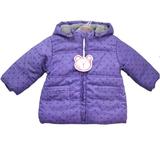 Geaca fete, Losan, 9-12 luni sau 74 cm, inimioare, mov
