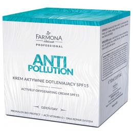 Crema Activ Oxigenanta de Zi SPF 15 - Farmona Anti Pollution Actively Oxigenating Day Cream SPF 15, 50ml
