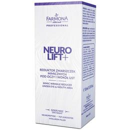 Reductor de riduri de expresie pentru zona ochilor si a gurii - farmona neuro lift+ mimic wrinkle reducer under eye   mouth area, 30ml
