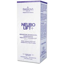 Reductor de Riduri de Expresie pentru Zona Ochilor si a Gurii - Farmona Neuro Lift+ Mimic Wrinkle Reducer Under Eye & Mouth Area, 30ml