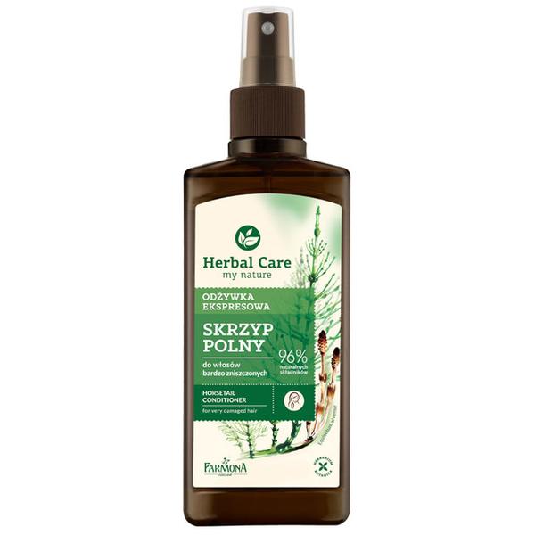 Balsam-Spray cu Extract de Coada-Calului pentru Par Deteriorat - Farmona Herbal Care Horsetail Conditioner for Very Damaged Hair, 200ml poza