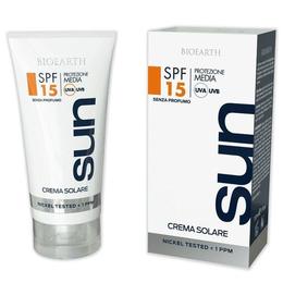 Crema solara naturala spf 15 corp - bioearth, 200 ml