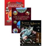 Pachet Enciclopedia pentru copii + Enciclopedia stiintelor + Soriceii doamnei Marlowe, editura Corint