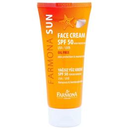 Crema de Fata fara Ulei SPF 50 - Farmona Sun Face Cream SPF 50 Oil Free, 50ml