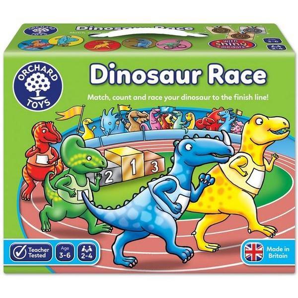 Joc educativ - dinosaur race. intrecerea dinozaurilor