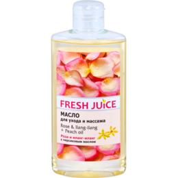 Ulei de corp cu trandafir, ylang ylang si ulei de piersica fresh juice, 150ml