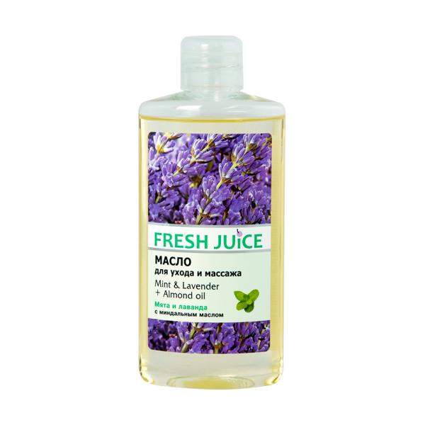 Ulei de Corp cu Menta, Lavanda si Ulei de Migdale Fresh Juice, 150ml