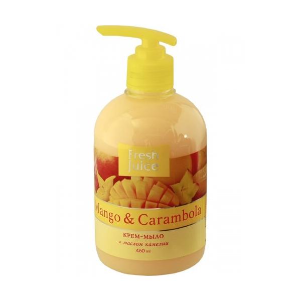 Sapun Lichid Cremos cu Ulei de Camelia, Extracte de Mango si Carambola Fresh Juice, 460ml