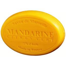 Sapun natural de marsilia 100g mandarine citron vert lamaie verde le chatelard 1802 oval