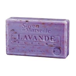 Sapun natural de marsilia 100g exfoliant flori lavanda de provence le chatelard 1802