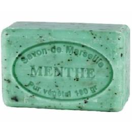 Sapun natural de marsilia 100g exfoliant menta spearmint le chatelard 1802