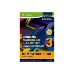 Complete Mathematics for Cambridge Lower Secondary Homework, editura Oxford Secondary
