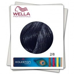 Vopsea Permanenta - Wella Professionals Koleston Perfect nuanta 2/8 negru albastrui