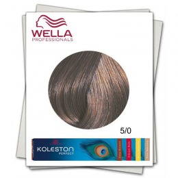 Vopsea Permanenta - Wella Professionals Koleston Perfect nuanta 5/0 castaniu deschis