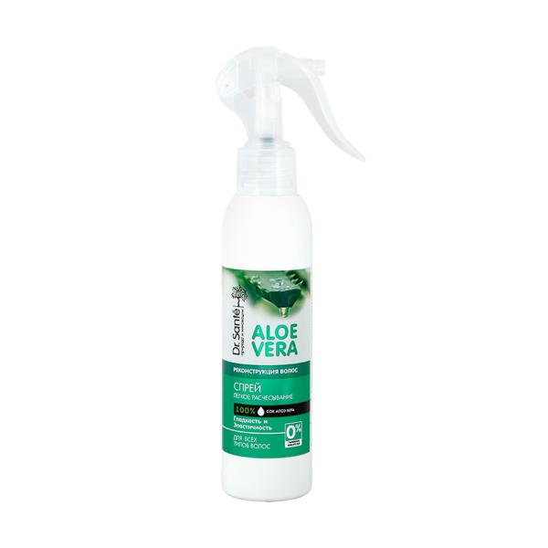 Spray Restructurant pentru Pieptanare Usoara cu Suc de Aloe Vera Dr. Sante, 150ml